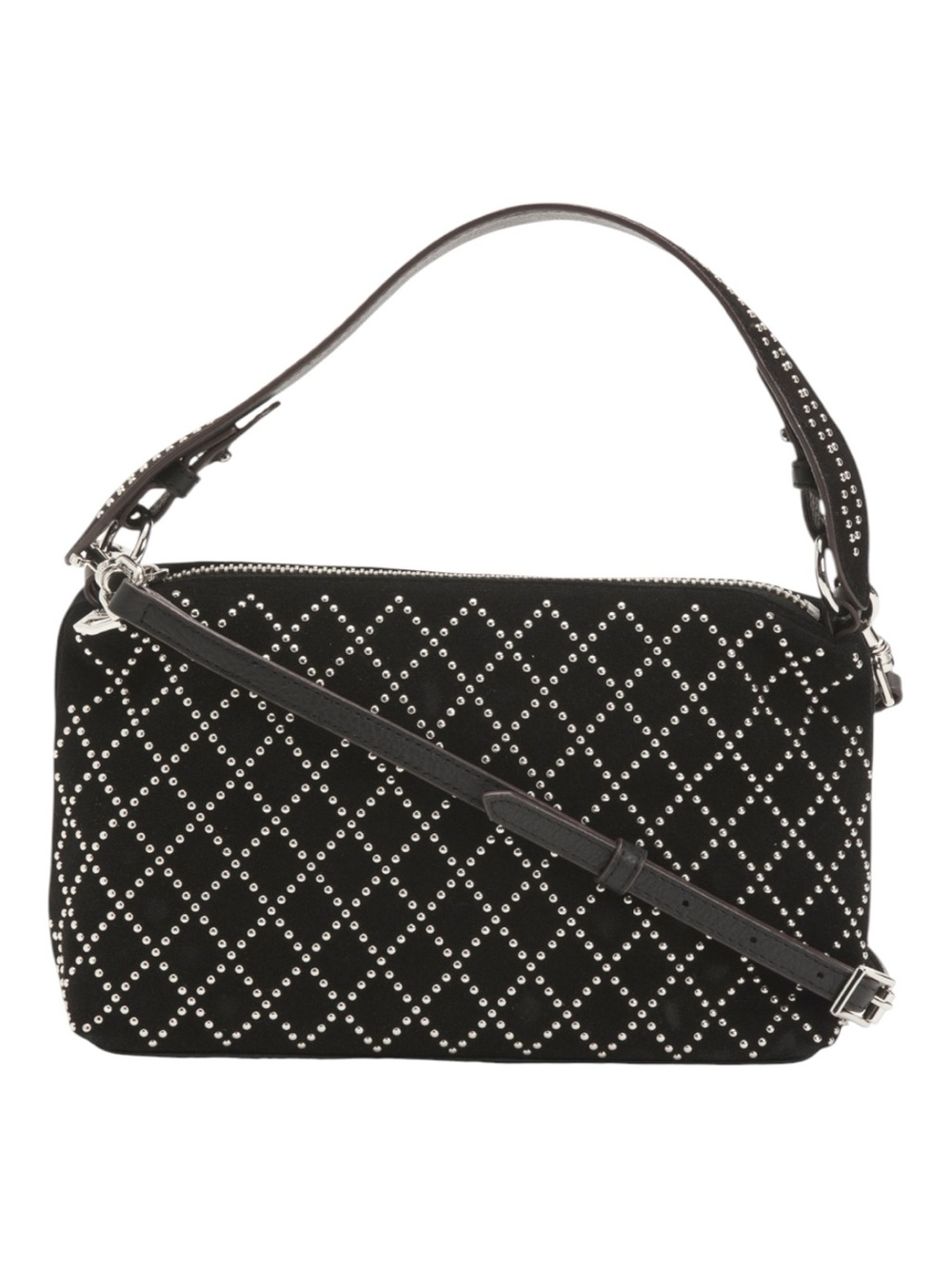 AIMEE KESTENBERG Suede Ava Novelty Convertible Shoulder Bag